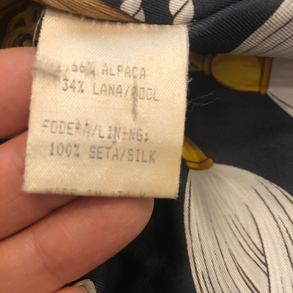 Alpaca wool full length coat - Picture 8 of 9